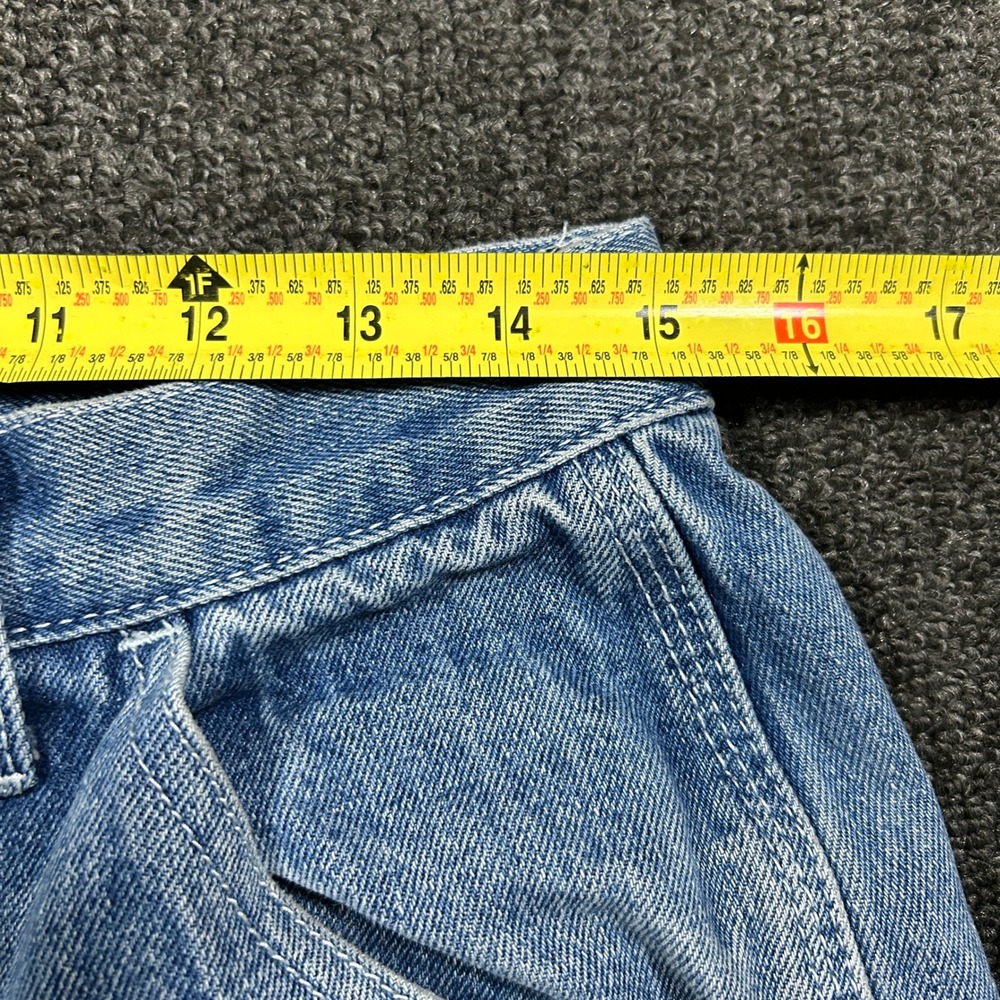 McCormick Farmall Carpenter Jeans Mens 32x30 Blue Light Wash Excellent Utility - Picture 4 of 6